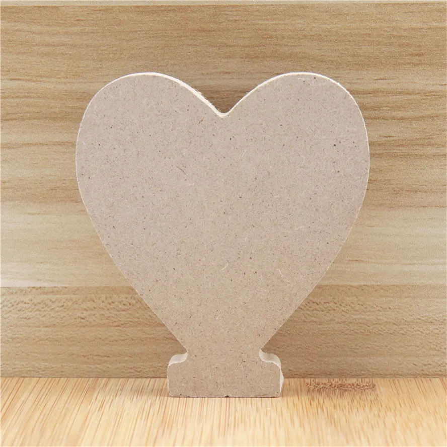 Heart 1 шт. 10 см деревянные буквы Алфавит имя буквы стоячие DIY Слова Дизайн художественные поделки дерево Вечеринка день рождения Домашний декор 3,94 дюймов - Цвет: Heart