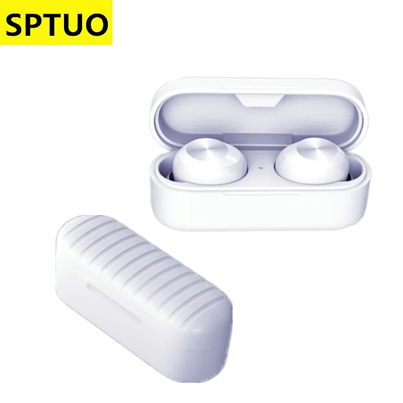 

SPTUO Bluetooth Wireless Headphones with Microphone Waterproof Earphones MP3 MP4 HIFI Stereo Noise Cancelling Headset Earbud