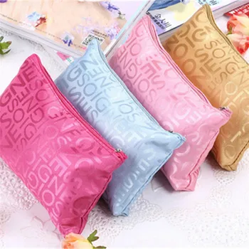 

Vogvigo Portable Beauty Zipper Travel Cosmetic Bag Letter Makeup Bags Pouch Toiletry Organizer Holder Beautician Kit New