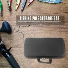 EVA жесткий чехол для хранения рыболовных удочек, продуманное производство, долговечный переносной чехол для переноски рыболовных снастей