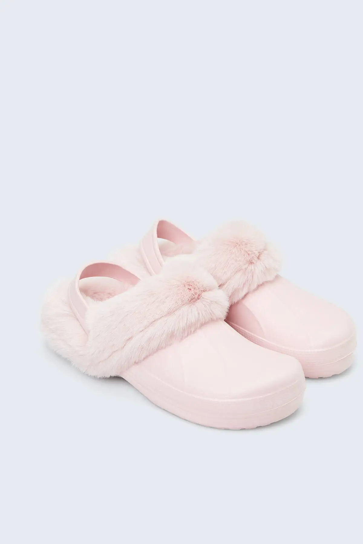 

Women's Pink Removable Furry Slippers Welcome Design Quality Product Interests Attractive Useful Stylish 2021 Trend Style Fashion New Model Slippers Stylish And Sweet Home Slippers For Women