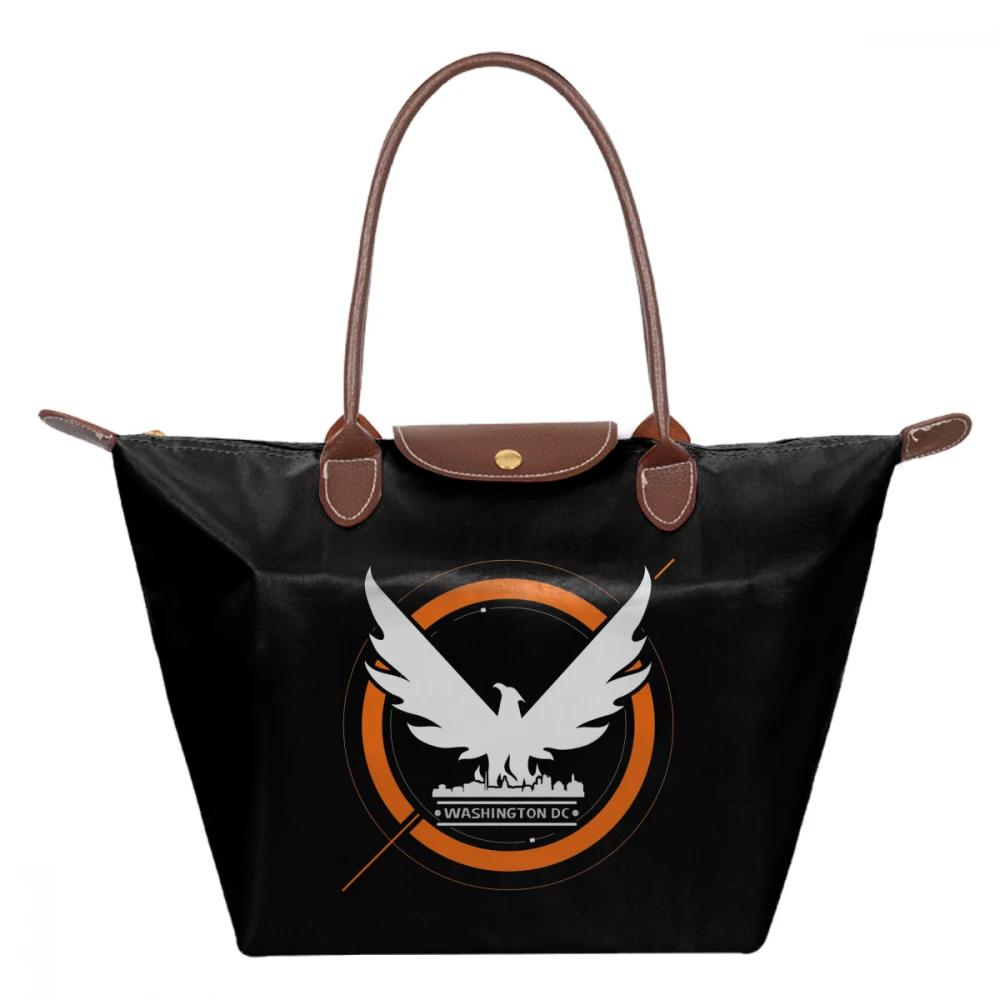 

Shd The Division Handbag The Division 2 Washington DC Logo Top-handle Bags Nylon Pattern Women Tote Bag Women's hobo Handbags
