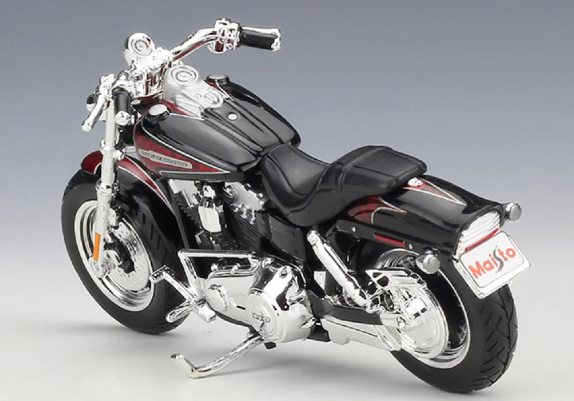 Maisto 1:18 2009 fxdverano CVO Fat Bob мотоциклетный велосипед литая модель черный Новый в