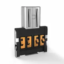 2 шт. Micro USB адаптер MicroUSB OTG разъем мини OTG адаптер для Xiaomi huawei смартфон с USB флэш-накопитель адаптер кабеля