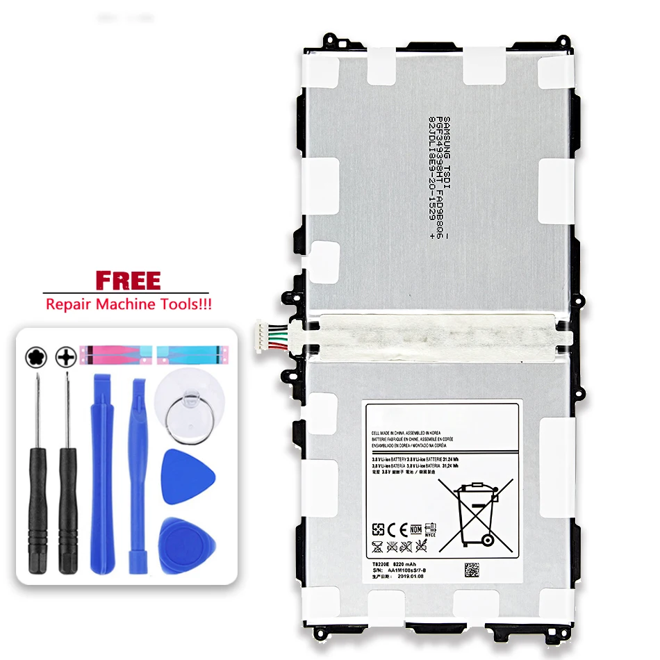 T8220E T8220C батарея 8200 мАч для Samsung GALAXY Note 10 1 вкладка Pro P600 P601 P605 P607 SM-T520 SM-T525 Мобильный