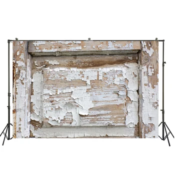 

HuaYi white painted wood planks decoration background photography for studio photoshoot photography backdrops W-3729
