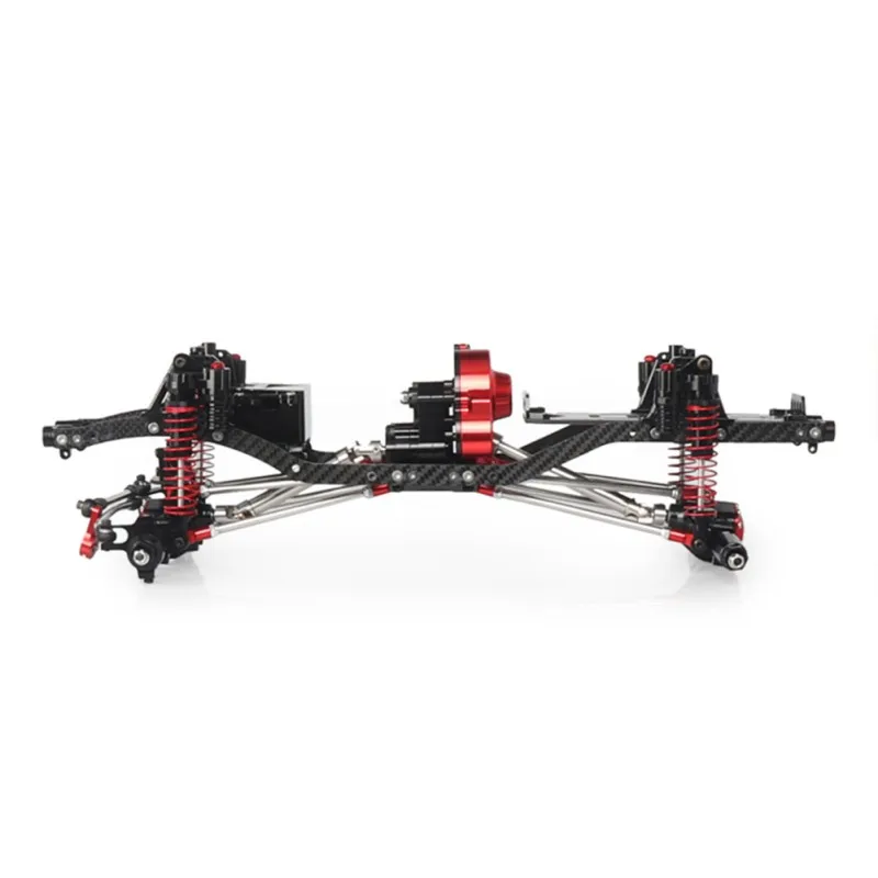 

1/10 Simulation Climbing Car Gearbox Rear Axle Reverse Section Metal Car Frame Rack