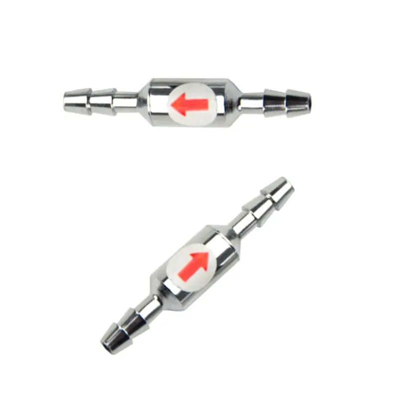 Aquarium Stop Valve Anti-carbon Dioxide CO2 Check Valves Stainless Steel Bubbler Refiner For Carbon Dioxide Equipment C6UE 4