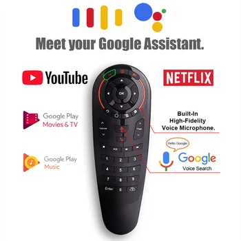 

2.4G Wireless Remote Voice Controller For Smart TV PC Box G30 17 Keys Remote Controller Air Mouse Keyboard Support Bulk Dropship