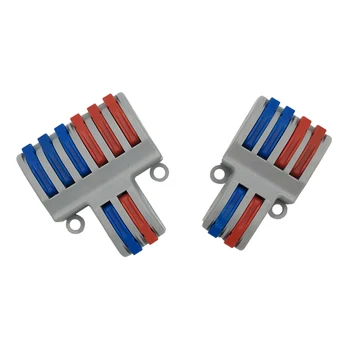 

Fast Universal Wiring Cable Splitter Electrician Wire Connector Plug-In Electric Multi- Conductor Terminal SPL42/62 5PCS/10PCS