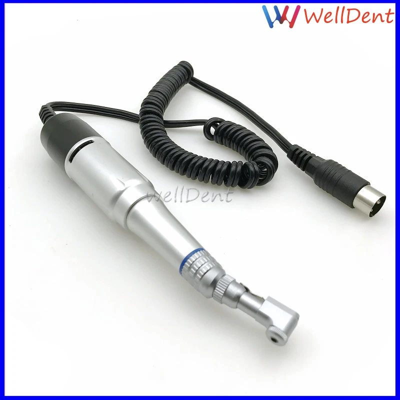 Alça contra Ângulo Laboratório Dental Micromotor Polimento E-tipo Reta Handpiece Elétrico Escova Ferramenta 35000rpm 3 Clareamento dos dentes
