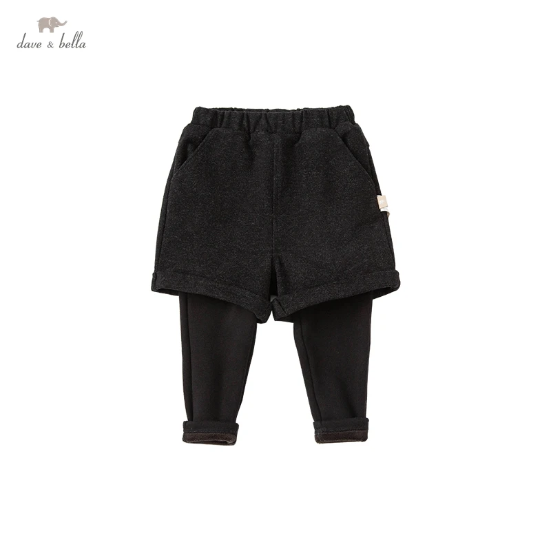 

DB18599 dave bella winter baby girls fashion solid pockets pants children full length kids girl pants infant toddler trousers