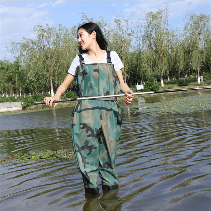 37-45 Men Women Waterproof Fishing Boots Wading Anti-wear Non-slip Pants Farm Garden Working Overalls Chest Clothes Waders Shoes fishing boots