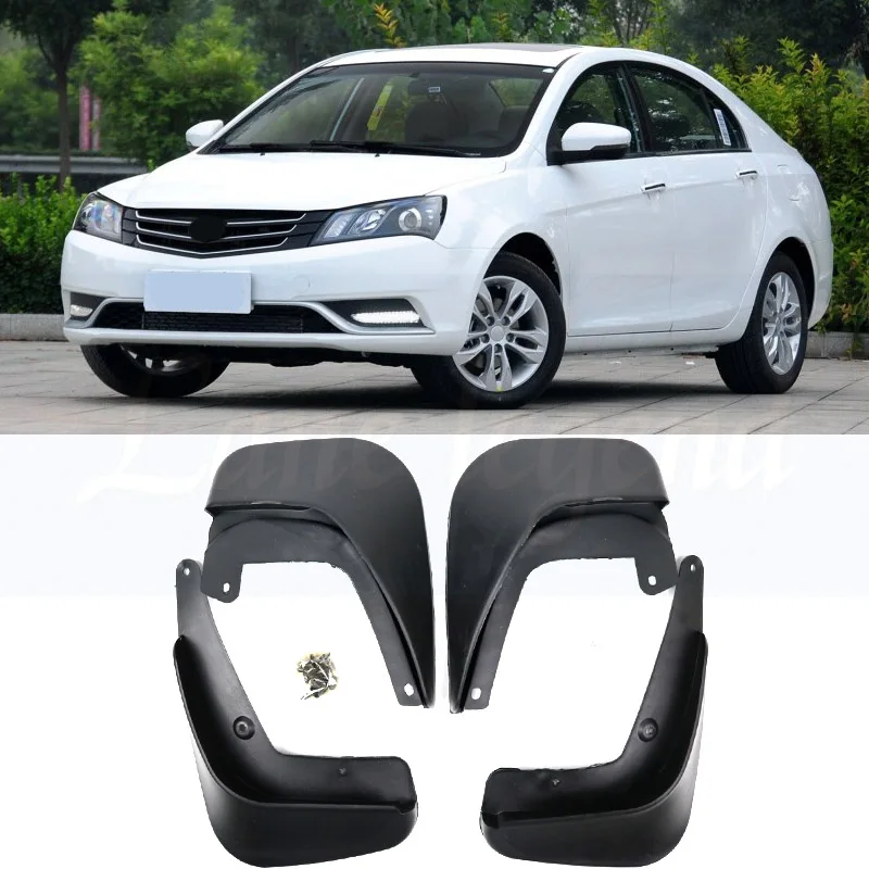 Комплект автомобильных брызговиков для Geely Emgrand EC7 4 Dr Sedan 2012 2017 брызговики крыло