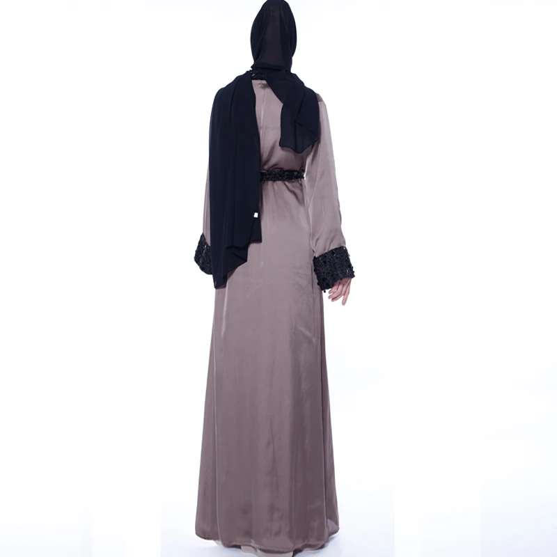 Sequin abaya турецкое кимоно Дубай Кафтан мусульманский хиджаб платье Абая для женщин Кафтан мусульманская одежда халат Femme молитва одежда