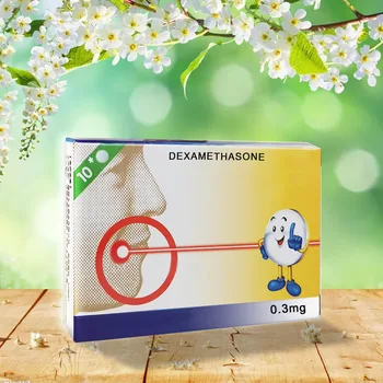 

Dexamethasone DXMS 0.3mg*10 pcs/box*2boxes
