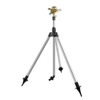 

Lawn Greening Garden Irrigation Zinc Alloy Ground Rocker Arm 360 Nozzle Tripod Set Sprinkler Sprinkler