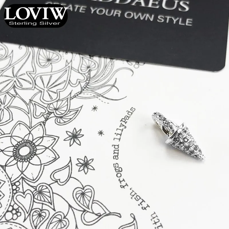 Кулон Kathmandu Spike Pave, абсолютно новая мода Любовь ювелирные изделия Thomas SABOR 925 пробы серебряные аксессуары подарок для женщин