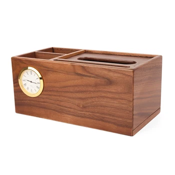 

Home Decor Wood Cosmetic storage box Drawer Makeup Organizer Desktop Sundry Storage Case Pen Pencil Stationery Holder for Office