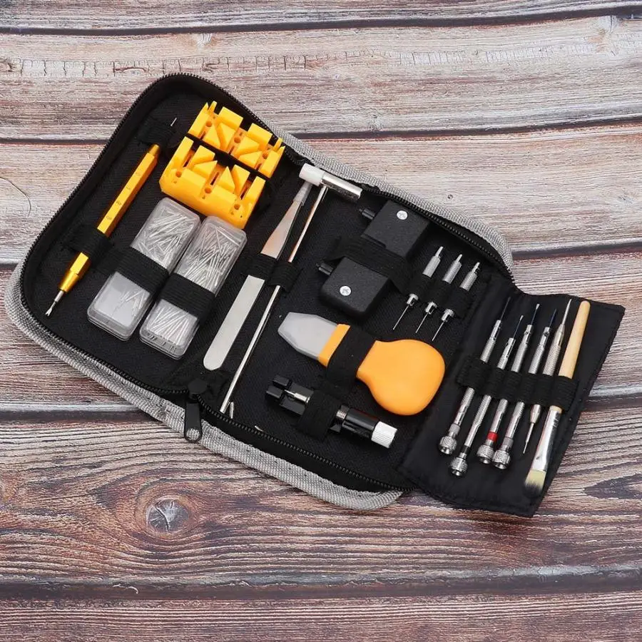 255 шт. профессиональные часы молятся нож устройство для удаления звеньев Весна шуруповерт часы ремонтный инструмент набор для часовщика ремонтный набор