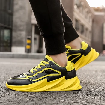 

New Trend Fashion Mens Shoes Anti Slip Pu Leather Men Shoes Comfortable Luxury Brand Men Shoes Hard-Wearing Men Flats Shoe Black