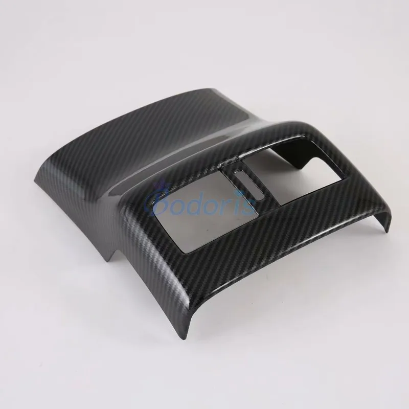 

For Mazda 3 M3 Axela 2020 Interior Carbon Fiber Look Rear Seat Air Vent Cover AC Outlet Garnish Trim Panel Auto Car Accessories