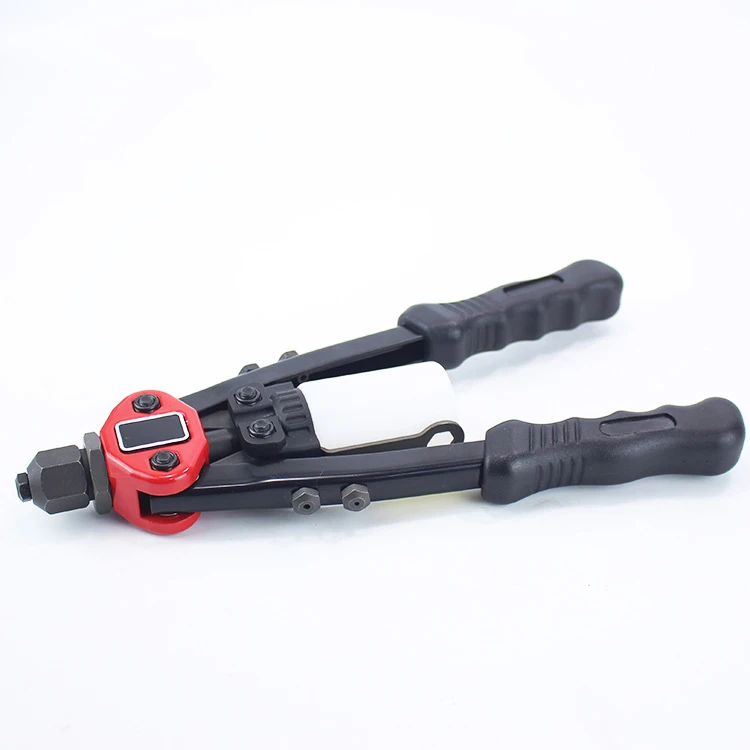 Industrial Grade Household 11 Inch Manual Rivet Gun BT-806 Two-hand Operated Rivet Clamp Rivet Gun 2.4mm-4.8mm Tools for Auto