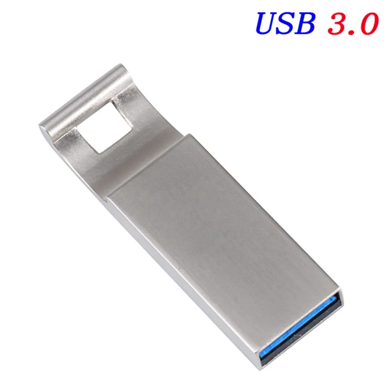 JASTER silver metal USB 3.0 pendrive(over 10PCS free logo) usb flash drive 4GB 16GB 32GB 64GB 128GB pen drive external storage - Цвет: Silver