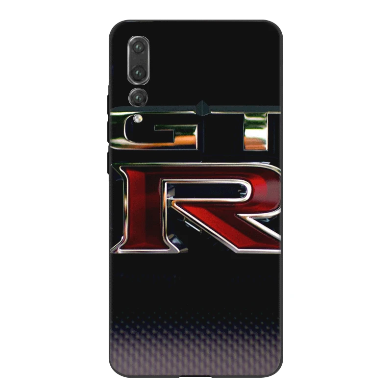 Чехол для huawei P8 P9 P10 P20 P30 Lite MINI PRO huawei P Smart Z Plus, милый чехол для автомобиля NISSAN GTR