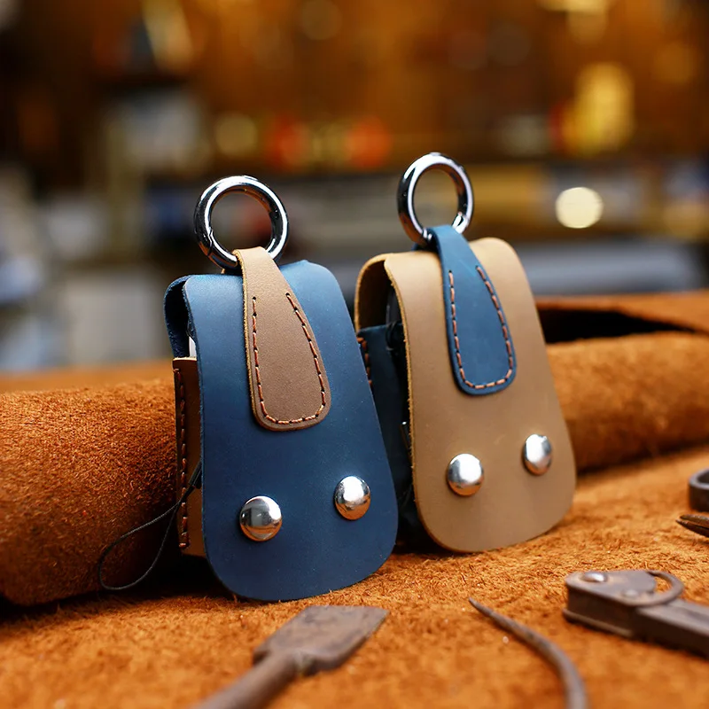 

Real New 2020 Car Key Case Multi-function Leather Key Case for Car Key Bag For Honda Audi Bmw Benz Toyota Kia Ford Mazda
