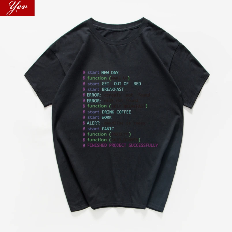 Monday Programmer funny t shirt men Sarcastic Graphic Novelty Geek Men Tops Tshirt 100%Cotton Tees summer T-Shirts men clothes Monday Programmer funny t shirt men Sarcastic Graphic Novelty Geek Men Tops Tshirt 100%Cotton Tees summer T-Shirts men clothes