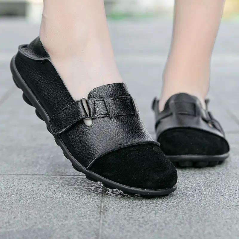 women loafers black woman flat shoes 