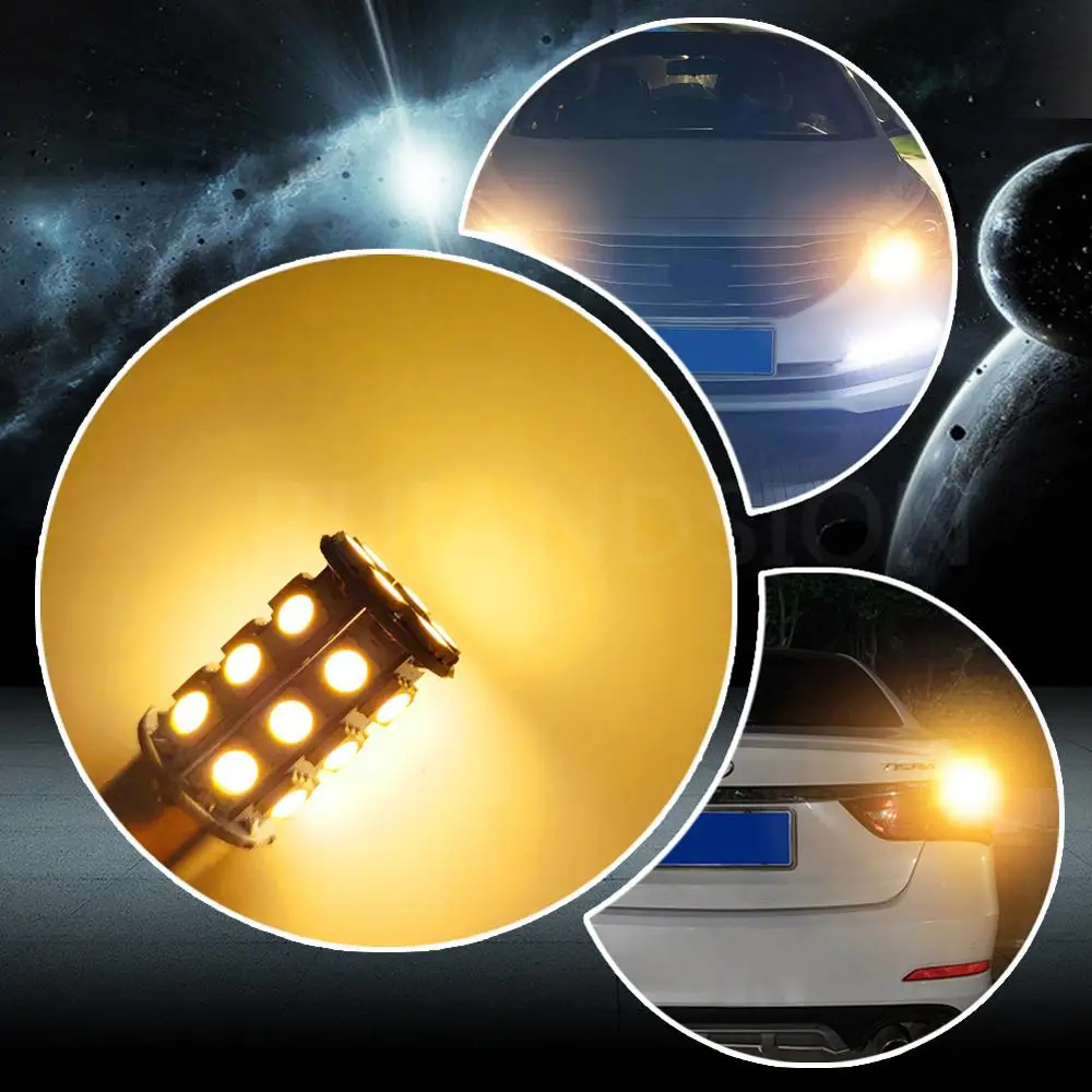 2 шт. 6 в 12 В 24 30 10 80 27 smd 5050 1156 BA15S P21W светодиодный стоп светильник для автомобиля