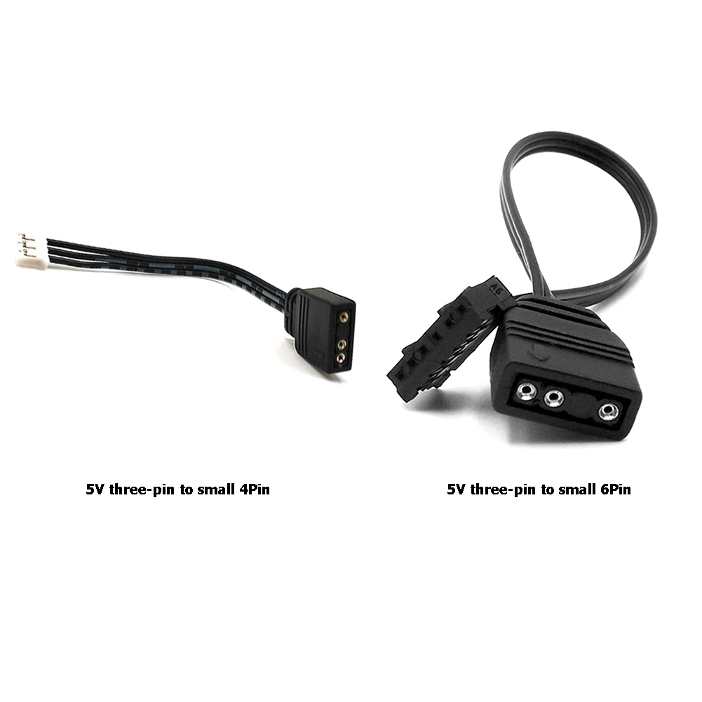 Small 4pin 6pin To 5v Argb 3pin Fan Controller Adapter For Coolmoon Computer Cables Connectors Computer Cables Connectors Aliexpress