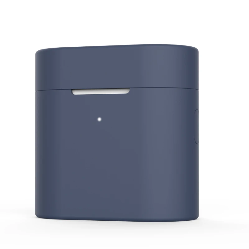1 комплект ТПУ защитный чехол для Xiaomi mi Air 2 Air2 силиконовый чехол для наушников Xio mi Air2 Air 2 TWS bluetooth-гарнитура чехол для зарядки - Цвет: Blue
