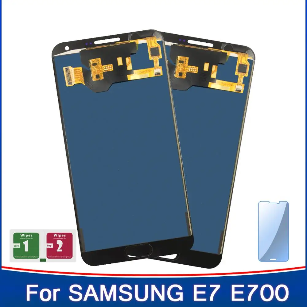 2 шт дисплей для высокой TFT Samsung Galaxy E7 Замена E700 E7000 LCD сенсорный экран дигитайзер
