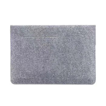 

13 Inch Felt Laptop Sleeve Case Portable Multifunction Full Protection Solid Travel Anti Scratch Dustproof Home Office Soft
