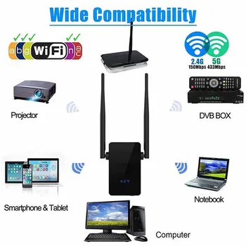 

300Mbps WiFi Signal Range Booster Wireless Networks Amplifier Extender Internet Repeater VH99