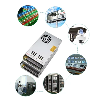 

400W 60V Switch DC Power Supply S-400-60 6.6A Single Output for CNC Router Foaming Mill Cut Engraver Plasma