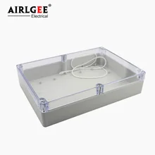 290*210*60 мм IP65 пластиковая прозрачная крышка наружный кабель электромонтажная коробка маленькая Водонепроницаемая электрическая распределительная коробка