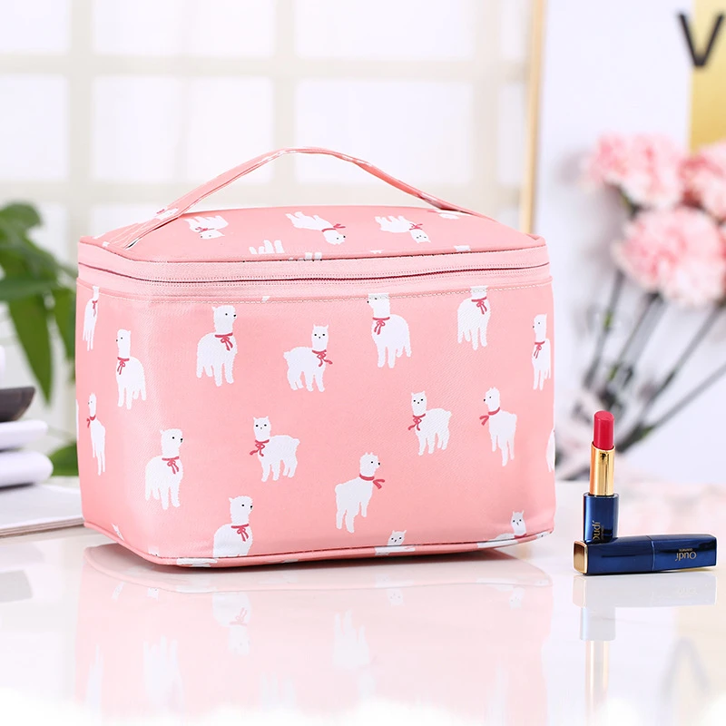 PURDORED 1 шт. мультфильм Для женщин косметичка большая Make Up сумка Vanity чехол дорожная сумка для хранения косметики Красота коробка Necessarie Feminina
