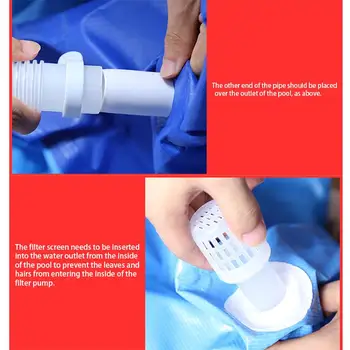 

Swimming Pool Filter Pump white 300gal Swimming Pool Circulating Pump Swimming Pool Filter element keep Cleaning
