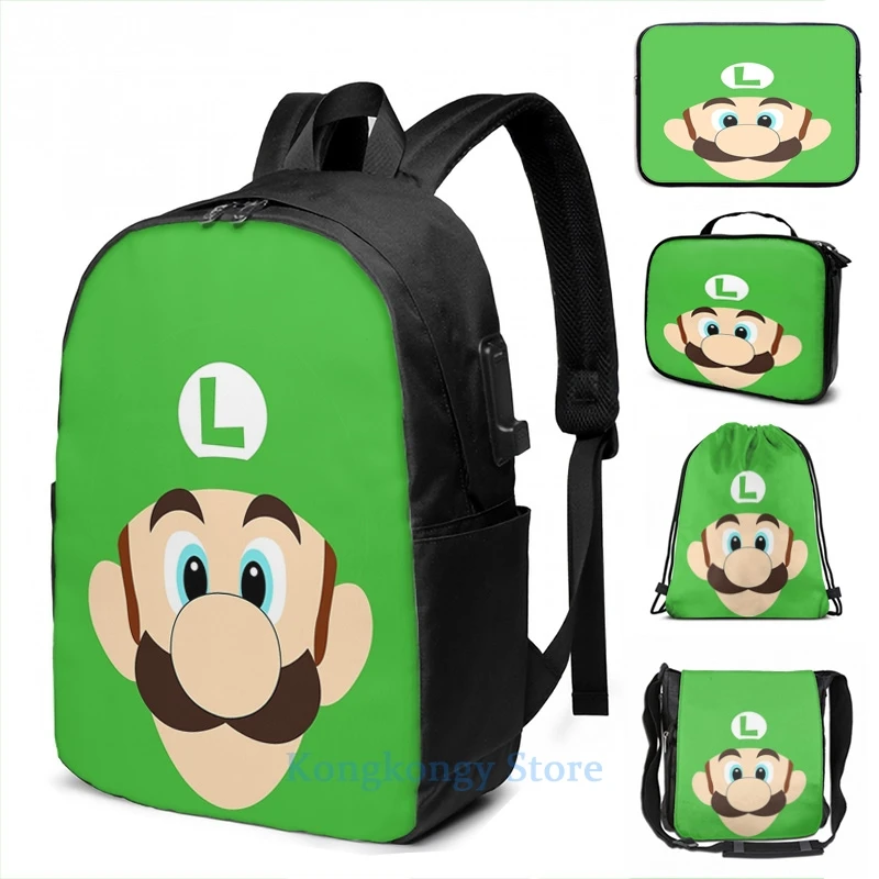 Funny Graphic print Simplistic Luigi 