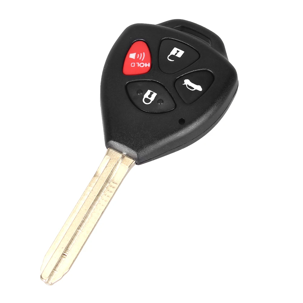 Dandkey 2/3/4 BTN чехол для дистанционного ключа от машины оболочки FOB Toyota Yaris Camry Corolla RAV4