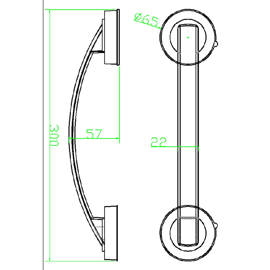 Bathroom Grab Bar,Bathroom Shower Handle,Assist Balance Handle Grip Rail Tub Safety of Elderly Kid Handicap Injured