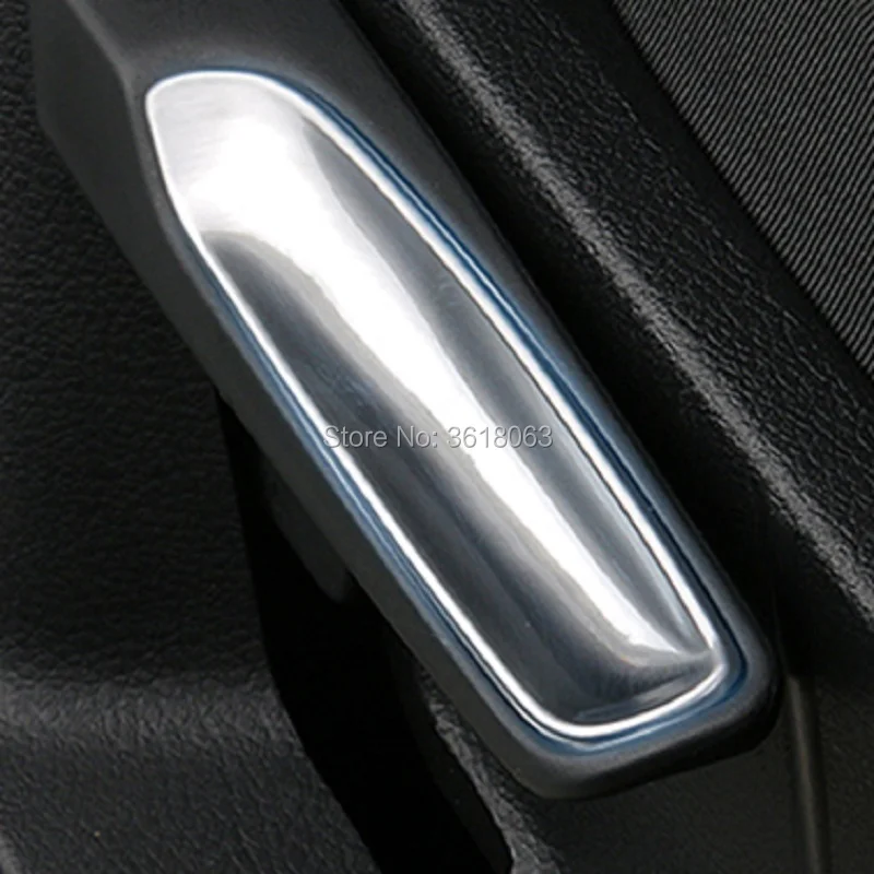Для Volkswagen VW Golf 7- ABS Хромированная ручка регулировки сиденья автомобиля кнопка переключатель крышка рамка отделка автомобиля аксессуары для укладки