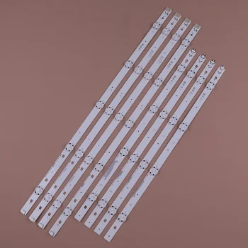 

8pieces LED Backlight Lamp strip For LG Innotek Direct 49inch TV 49LX300C 49inch FHD A/B type NC490DUE 150429 LCD