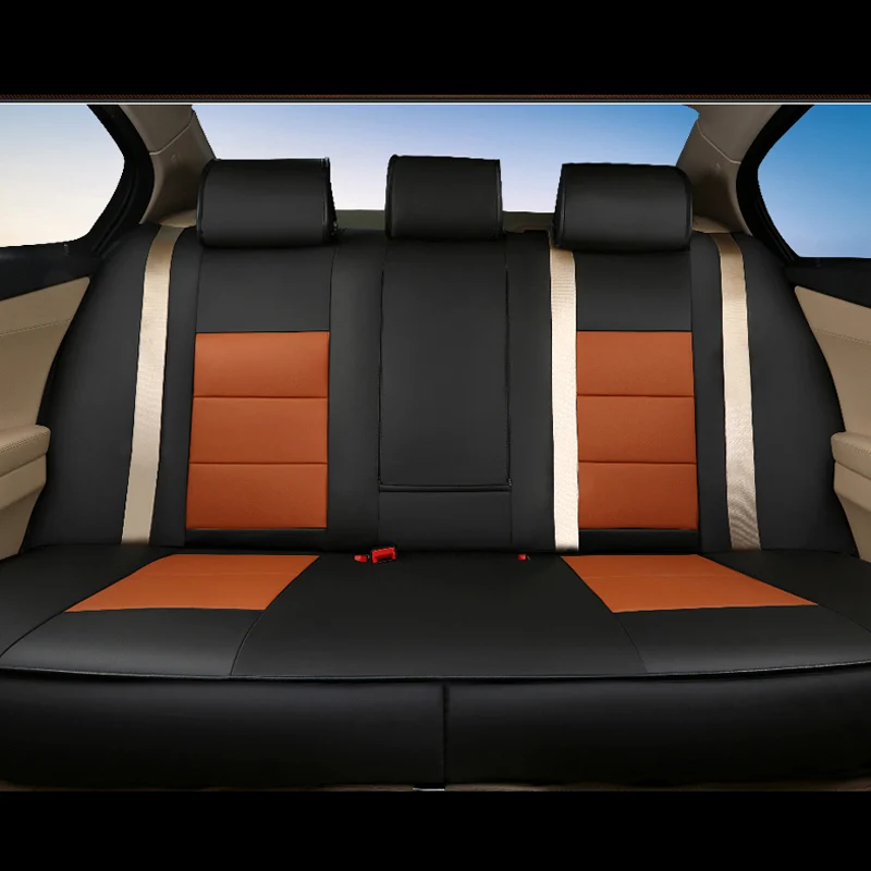 Чехлы из воловьей кожи AUSFTORER для автомобильных сидений Infiniti M35 M37 Набор чехлов