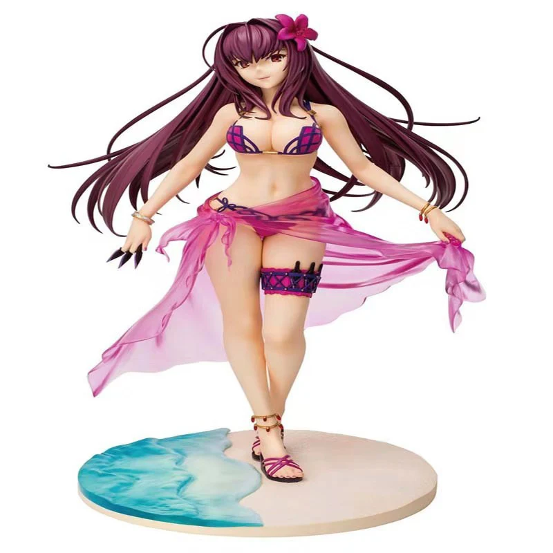 26 см Новый японский мультфильм аниме Fate Grand заказ купальник scathach Сексуальная экшн-фигурка девушки игрушки Коллекция Модель Куклы BANPRESTO
