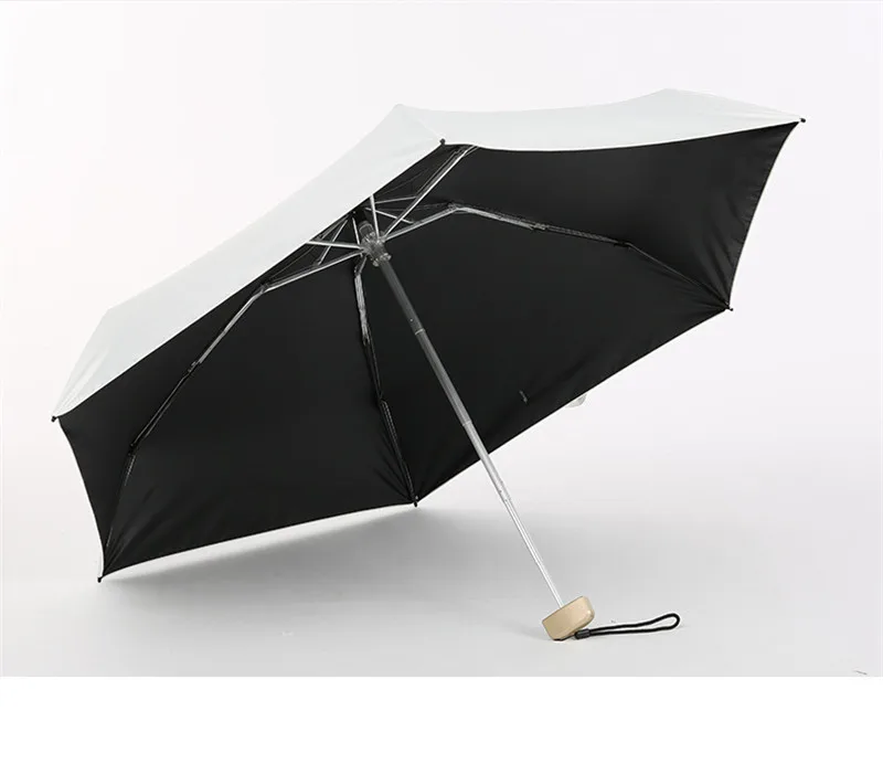 DMBRELLA анти-УФ карманный мини-зонтик дождь для женщин ветрозащитный прочный 5 складной солнцезащитный зонтик портативный Солнцезащитный Женский зонтик